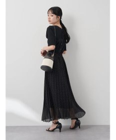 earth music&ecology すきな丈プリーツスカート