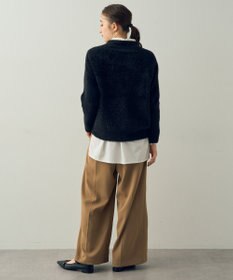 YECCA VECCA 2wayラメフェザーニット