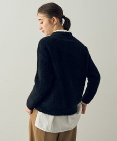 YECCA VECCA 2wayラメフェザーニット