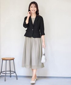 Tiaclasse 【洗える】シフォンワンピース