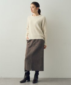 YECCA VECCA 2wayラメフェザーニット