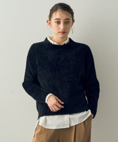 YECCA VECCA 2wayラメフェザーニット