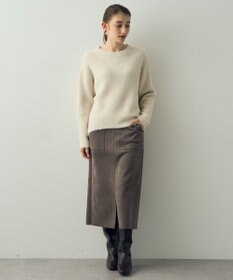 YECCA VECCA 2wayラメフェザーニット