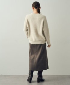 YECCA VECCA 2wayラメフェザーニット