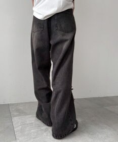 WEGO スターモチーフオーバーダイバギーパンツ