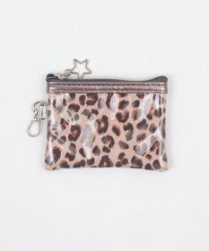 WEGO 総柄メタルクリアポーチ