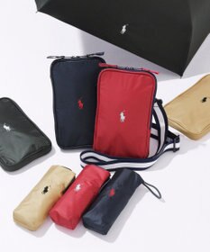 MOONBAT 【WEB限定セット/UV遮蔽率100％】POLO RALPH LAUREN （ポロ ラルフローレン）サコッシュ付き 晴雨兼用 折りたたみ傘 ポロポニー