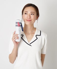 MOONBAT POLO RALPH LAUREN（ポロ ラルフローレン） 晴雨兼用日傘 ボーダー 遮光率100% 遮熱 UV 晴雨兼用