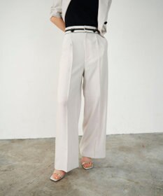 GRACE CONTINENTAL タックワイドパンツ