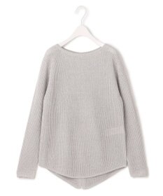 ICB L 【洗える】 ペーパーブレンドシャインニット プルオーバー