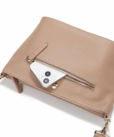 TOPKAPI 【TREASURE TOPKAPI】ソフトシュリンク テープ コンビ レザー ミニショルダーバッグ