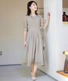 Tiaclasse 【洗える】シフォンワンピース