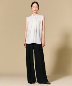 BEIGE， ANITA / ノースリーブタックブラウス