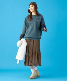 SHARE PARK LADIES 【UVカット・吸水速乾・ストレッチ・軽量・アンチピリング 】ダンボールクルーネックスウェット（S・Mサイズ）