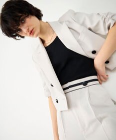 GRACE CONTINENTAL タックワイドパンツ