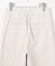 23区 【セットアップ対応/洗える】コットンリネン オックスストレッチ ワイド パンツ