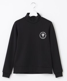 23区GOLF ファン多数の名品トップス 【WOMEN】ストレッチ裏フリース モックネックシャツ