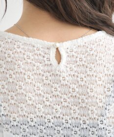 earth music&ecology ＳＥＴ２点フラワープルオーバー＋チュールビスチェ