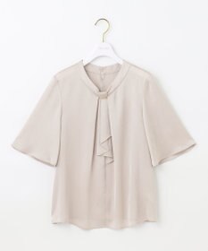 ANY SIS 【洗える】メタルパーツボウタイ ブラウス