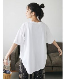 CRAFT STANDARD BOUTIQUE シルケット天竺　ロゴＰＴ裾ラウンドチュニックＳ／Ｓ