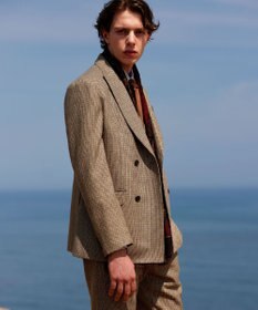 JOSEPH ABBOUD 【日本製・Mantero】ウールシルクソリッド ネクタイ