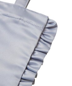 Maison de FLEUR EC限定フリルサテントートバッグ