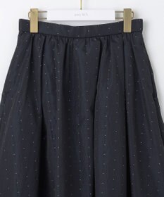 ANY SIS 【洗える】モノトーンドットジャカード スカート