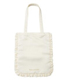 Maison de FLEUR EC限定フリルサテントートバッグ
