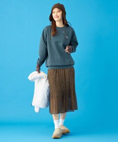 SHARE PARK LADIES 【UVカット・吸水速乾・ストレッチ・軽量・アンチピリング 】ダンボールクルーネックスウェット（S・Mサイズ）