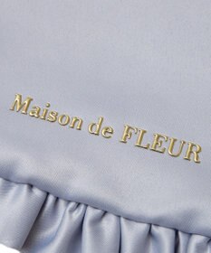 Maison de FLEUR EC限定フリルサテントートバッグ