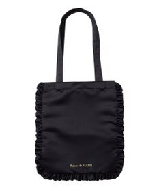Maison de FLEUR EC限定フリルサテントートバッグ