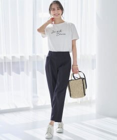 ANY SIS S ロゴ刺繍 Tシャツ