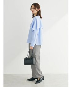 Green Parks パイピングサイドラインワイドパンツ