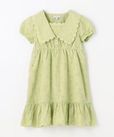 ANY KIDS エンブロイダリー レース ワンピース