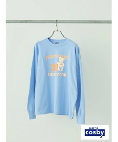 earth music&ecology Ｃｏｓｂｙ×ｅａｒｔｈ　ベアープリントロングＴシャツ