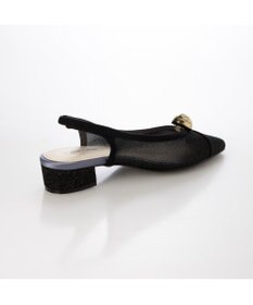 MODE ET JACOMO <MODE ET JACOMO>【2WAY】メタルパーツ付きチュールバックベルトパンプス