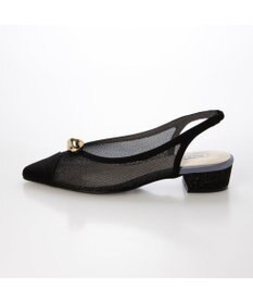 MODE ET JACOMO <MODE ET JACOMO>【2WAY】メタルパーツ付きチュールバックベルトパンプス