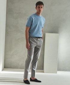 GOTAIRIKU 仕事で着られる綿パン【吸水速乾/ストレッチ/折り目加工】クールマックスコットンパンツ_ノータック（26年モデル）