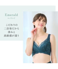 BRADELIS New York 【BRADELIS NewYork peace ブラデリス】ハートフルカップカシュクールブラ24 華やかレース ノンワイヤー 補正ブラ ブラジャー DB124102