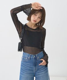 earth music&ecology フロッキードットメロープルオーバー