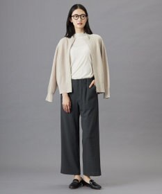 J.PRESS LADIES 【洗える】SOFTサーモ セミワイド パンツ