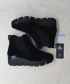 INTER-CHAUSSURES 【BUSSOLA】晴雨兼用サイドゴアレザーショートブーツ