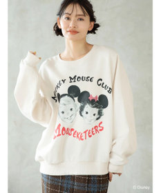 Green Parks ミッキーマウス・クラブ／フェイス裏起毛プルオーバー