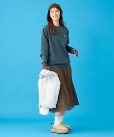 SHARE PARK LADIES 【UVカット・吸水速乾・ストレッチ・軽量・アンチピリング 】ダンボールクルーネックスウェット（S・Mサイズ）