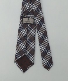GOTAIRIKU GOTAIRIKU別注【日本製】シルク ネクタイ_チェック柄