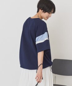 AMERICAN HOLIC 異素材ラインプルオーバー
