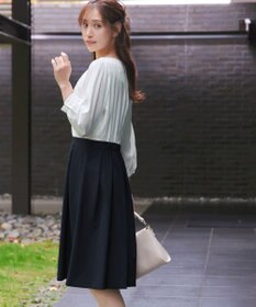 Tiaclasse 【ダブルクロス】シフォンドッキングワンピース