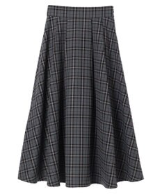 earth music&ecology チェックフレアスカート