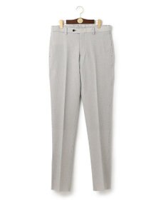 J.PRESS MEN 【J.PRESS PLUS】ポリエステルコットンリネンサッカー スラックス