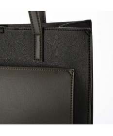 UNBILLION cachecache WEB限定シンセティックレザーフロントポケットトート